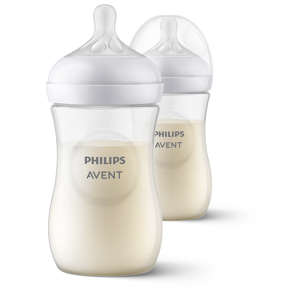 Бебешка бутилка Philips Avent Natural Response, 2 броя SCY903/02