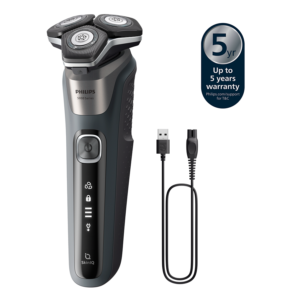 Електрическа самобръсначка за мокро и сухо бръснене Philips Shaver Series 5000 S5887/30