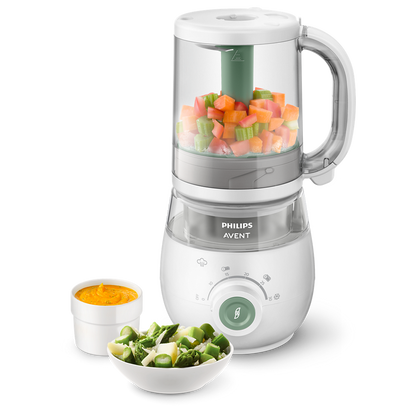 Пасатор с функция за готвене на пара „4 в 1“ Philips Avent Premium SCF885/01