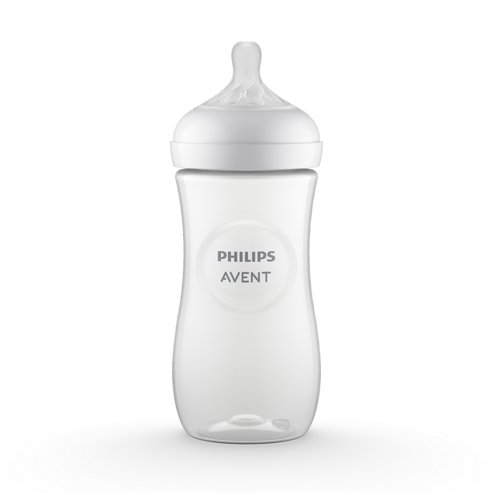 Бебешка бутилка Philips Avent Natural Response - Flow, 2 броя SCY906/02