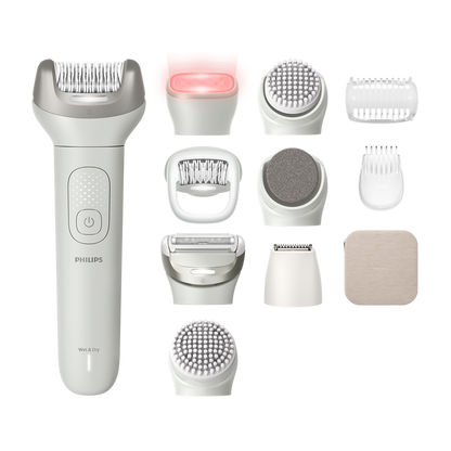 Епилатор за използване на мокро и сухо Philips Epilator Series 8000 BRE750/00