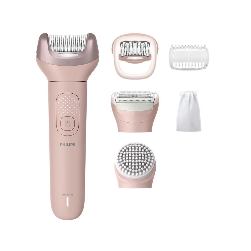 Безжичен епилатор, мокър и сух, Philips 9000 BRE718/00