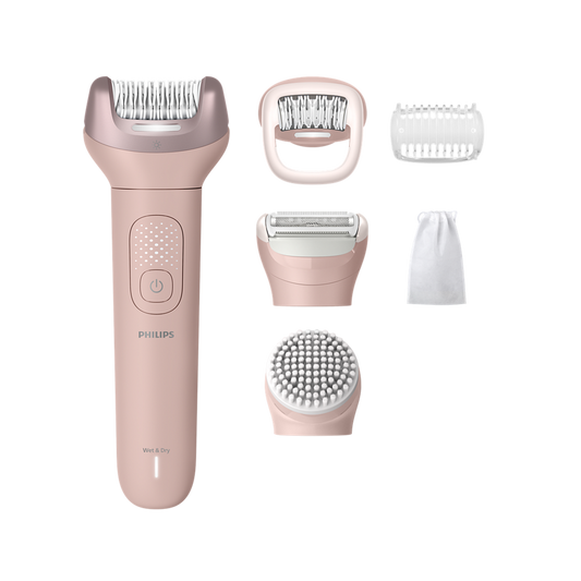 Безжичен епилатор, мокър и сух, Philips 9000 BRE718/00