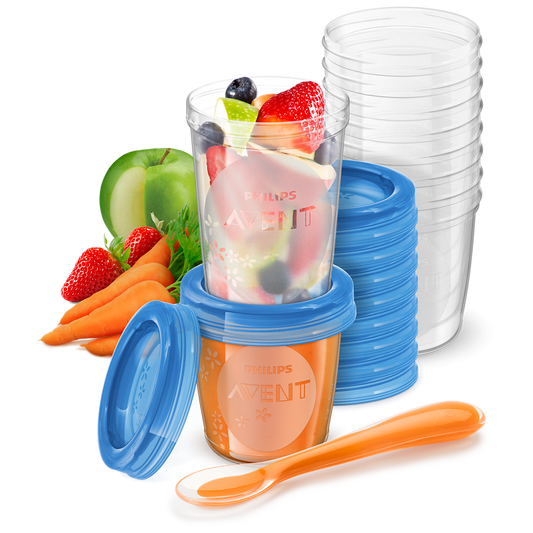Чашки за съхраняване на храна Philips Avent, 10 броя SCF721/20