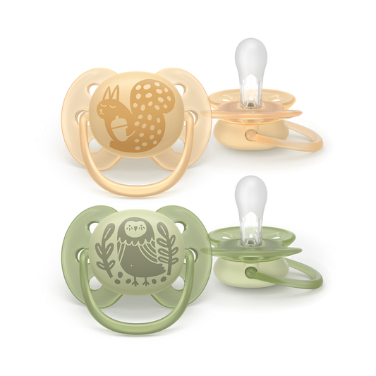 Philips Avent Pacifier Ultra Soft SCF091/46, 6-18 м., 2 броя