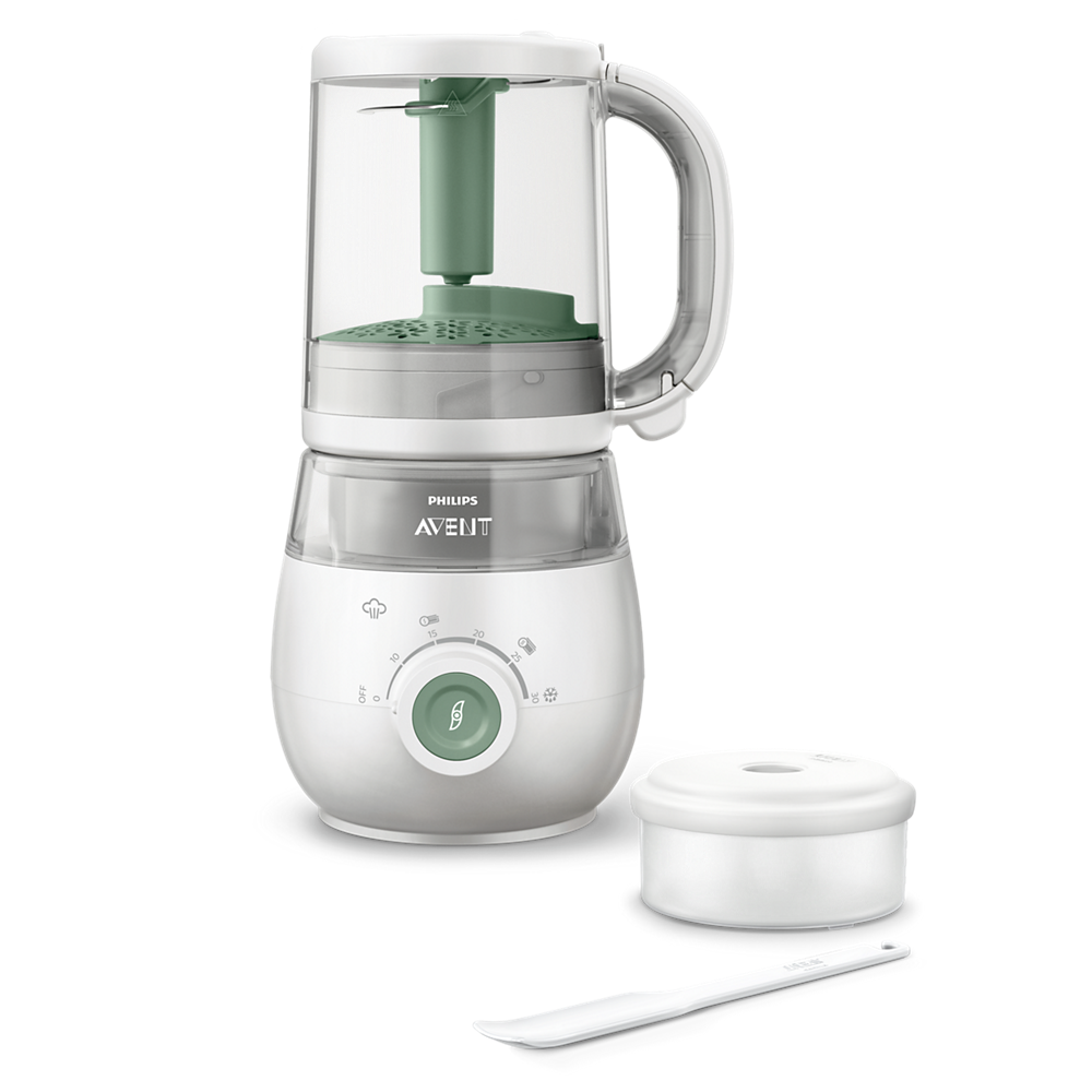Пасатор с функция за готвене на пара „4 в 1“ Philips Avent Premium SCF885/01