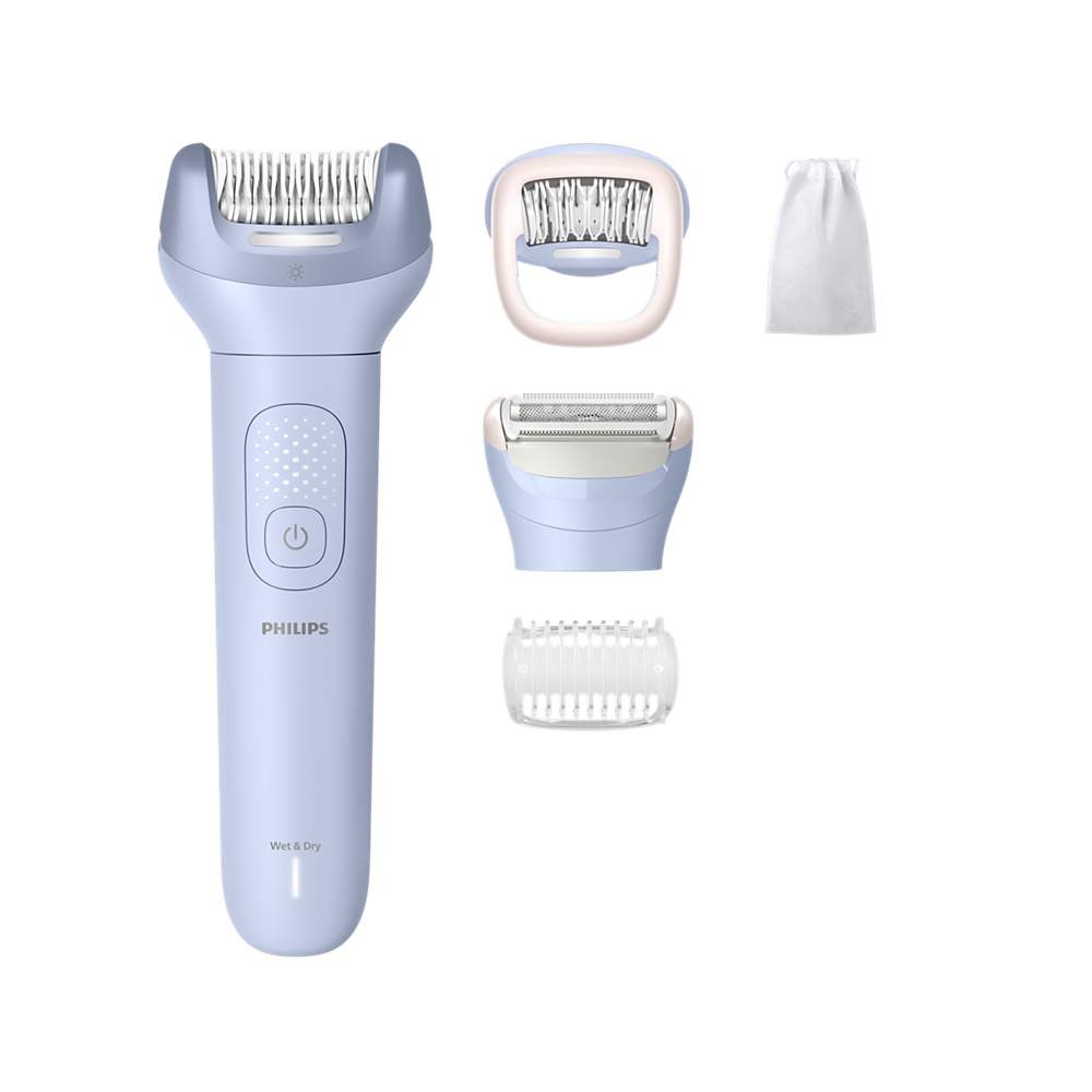 Безжичен епилатор, мокър и сух Philips 8000 BRE709/00