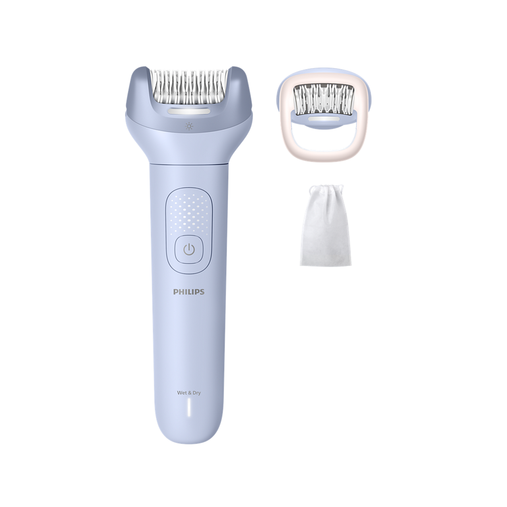 Безжичен епилатор, мокър и сух Philips 8000 BRE708/00