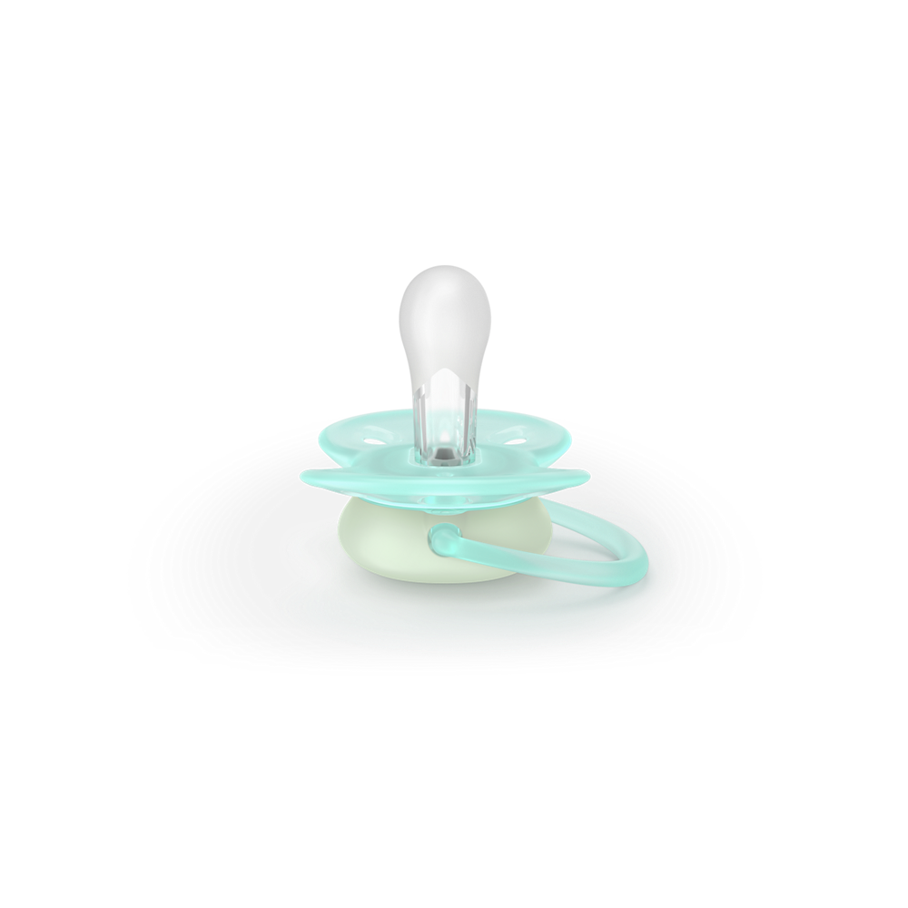 Philips Avent Pacifier Ultra Soft NightTime SCF094/01, 0-6 м., 2 броя