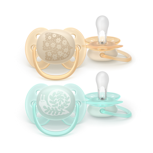Philips Avent Pacifier Ultra Soft SCF091/41, 0-6 м., 2 броя